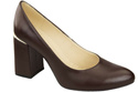 Dámská obuv Chocolate pumps Natural leather 179 ElitaBut