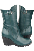 Obuv Dámské boty na platformách z přírodní kůže Malachite 750 ElitaBut