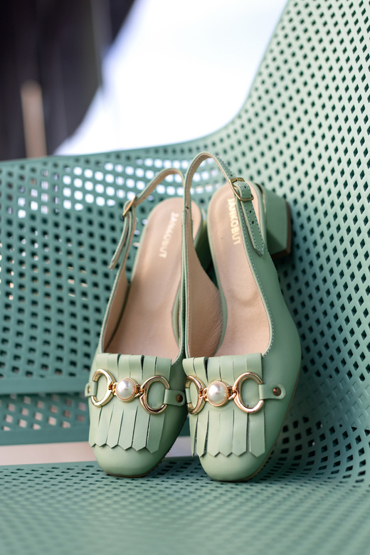 Dámská obuv Mint Sandály zdobené třásněmi Přírodní kůže 208 ElitaBut