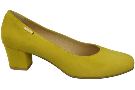Pohodlné dámské boty Lemon Leather Suede pumps 172 od ElitaBut