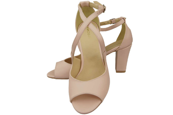 Dámská obuv Sandály Powder Pink Natural Leather 186 ElitaBut