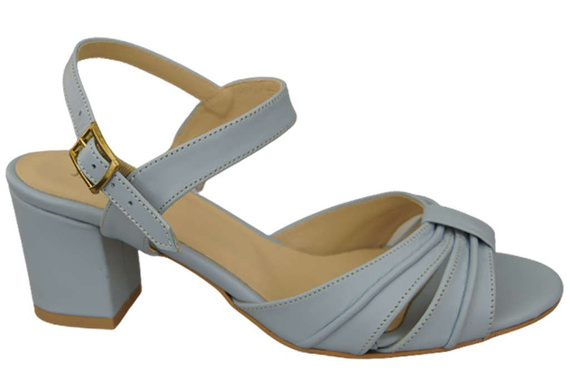 Dámská obuv Sandály Light Blue Natural Leather 168 ElitaBut
