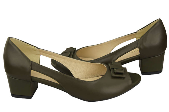 Dámská obuv Olive Leather Sandals 145 ElitaBut
