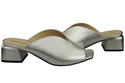 Dámská obuv Silver Heeled Flip Flops Natural Leather 210 ElitaBut
