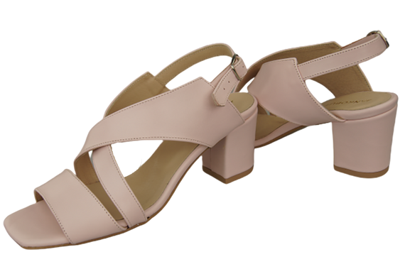 Dámská obuv Sandály Powder Pink Natural Leather 149 ElitaBut