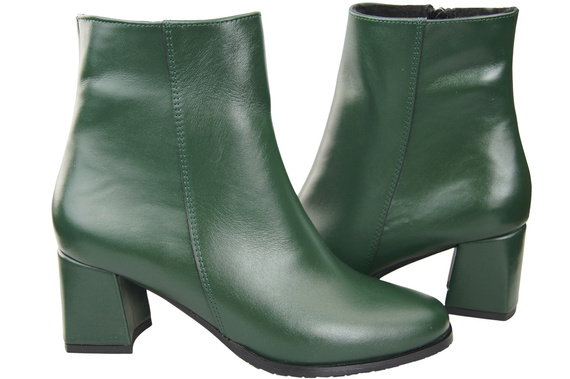 Obuv Dámské boty Emerald Green for Zimní přírodní kůže 214 Z ElitaBut