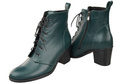 Obuv Dámské šněrovací boty Malachite Winter Natural Leather 188 Z ElitaBut