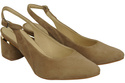 Dámské sandály z přírodní semišové kůže Olive Elegance and Comfort 196 od ElitaBut