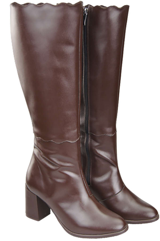 Dámské kozačky Chocolate Classic přírodní kůže 176 ElitaBut