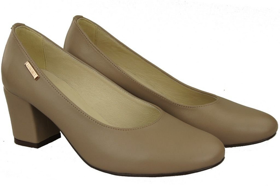 Dámská obuv Cappuccino Natural Lick Leather 125 ElitaBut