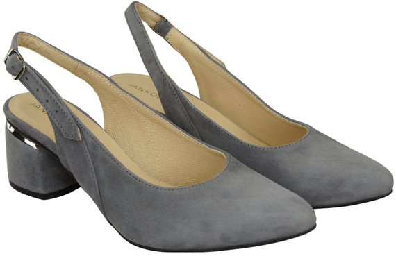 Dámské sandály z přírodní semišové kůže Ash Elegance and Comfort 196 From ElitaBut