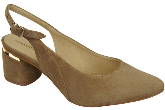 Dámské sandály z přírodní semišové kůže Olive Elegance and Comfort 196 od ElitaBut