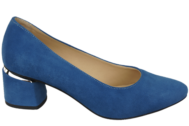 Dámská obuv Blue Suede Natural Leather 143 Z ElitaBut