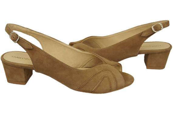 Dámská obuv Sandály semišové Olive 991 ElitaBut