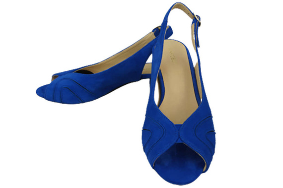 Dámská obuv Sandály semišová kůže Azure 991 ElitaBut