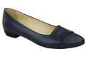 Dámské boty Baleríny navy blue přírodní kůže 988 ElitaBut
