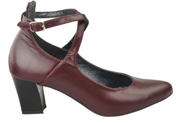 Dámská obuv Maroon Natural Leather 118 ElitaBut