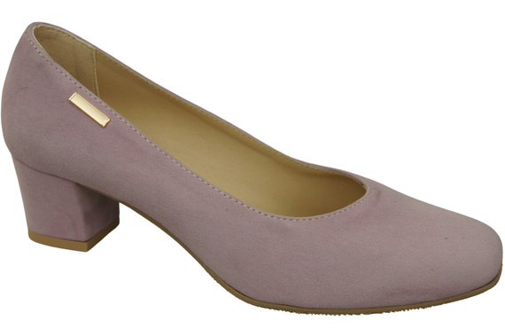 Pohodlná dámská obuv Bright Lilac Suede Natural Leather 172 Od ElitaBut
