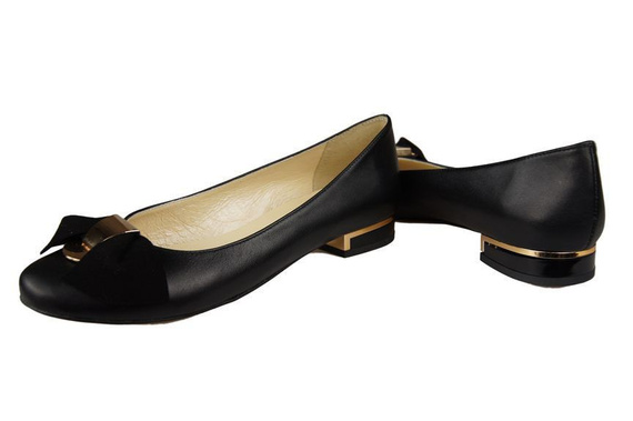 Dámské baleríny z přírodní kůže 894 ElitaBut