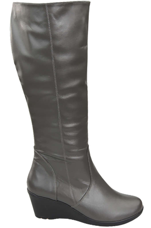 Obuv Dámské kotníkové boty Přírodní kůže Graphite 177 ElitaBut