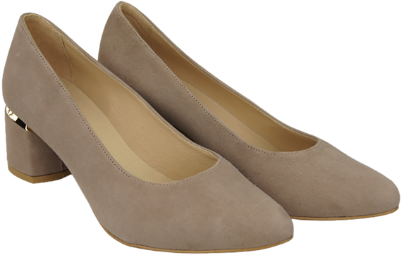 Dámská obuv Cappuccino Natural Suede Leather 143 Z ElitaBut