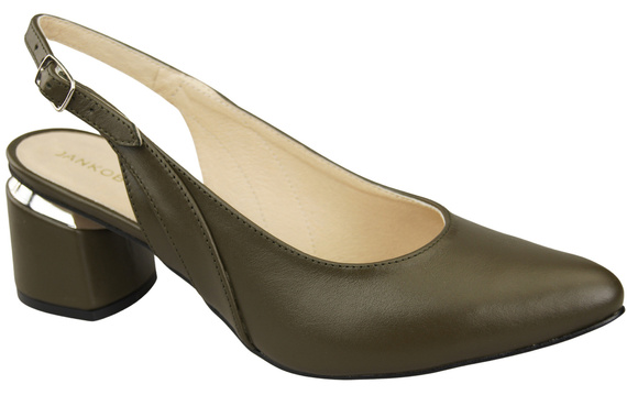 Dámská obuv Olive Leather Sandals 196 ElitaBut