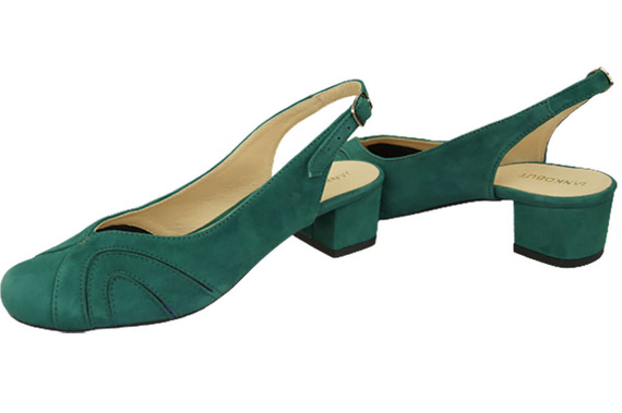 Dámská obuv Přírodní kůže Semišové sandály Malachite 842 Z ElitaBut