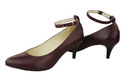 Dámská obuv Maroon Natural Leather 997 ElitaBut