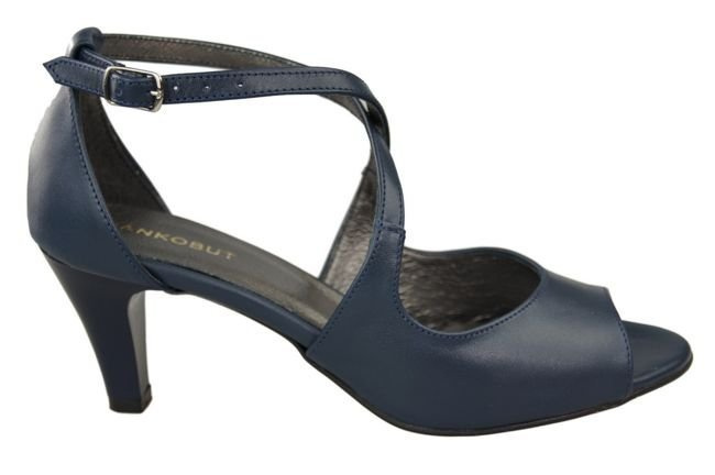 Dámská obuv Navy Blue Sandály Natural Leather 115 ElitaBut