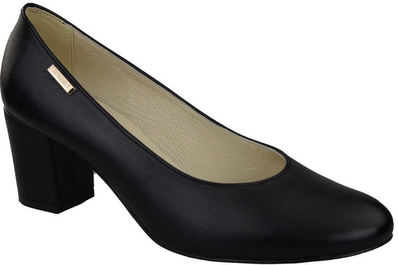 Dámská obuv Black Faced Natural Leather pumps 125 ElitaBut