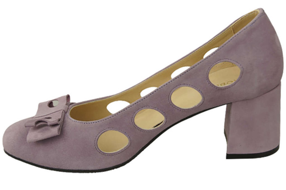 Dámská obuv Lila Lodičky z přírodní semišové kůže 182 ElitaBut