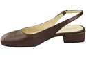 Dámská obuv Sandály Chocolate Flat Heel Natural Leather 206 ElitaBut