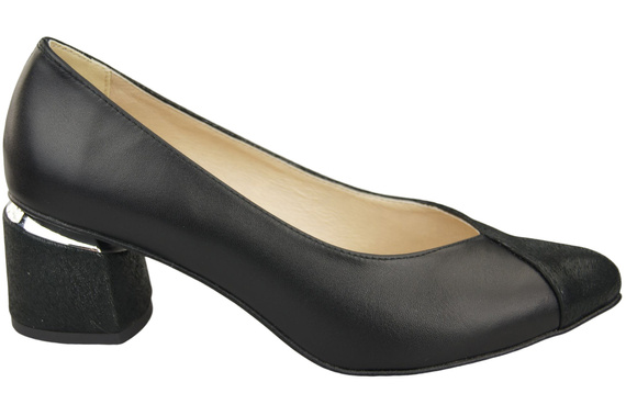 Výjimečné dámské černé boty z přírodní kůže Pocit luxusu na nohou 191 ElitaBut