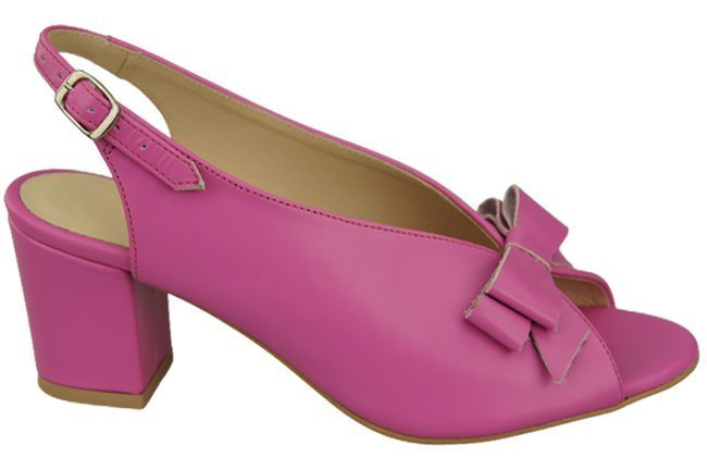 Dámské sandály Fuchsia Faced Natural Leather 148 L ElitaBut