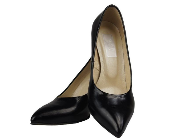 Dámská obuv Dámské lakované lodičky Black Lacquered 816 ElitaBut