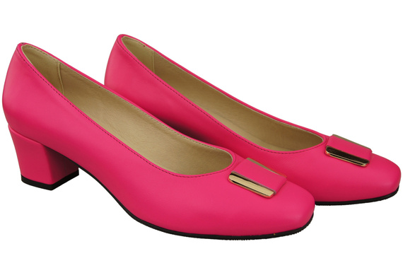 Dámská obuv Natural Leather 187 Neon Pink ElitaBut