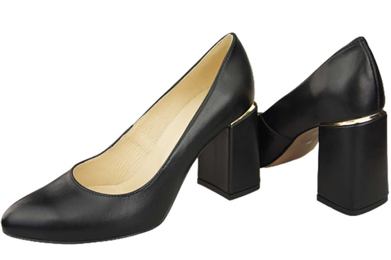 Dámská obuv Black Natural Leather 179 ElitaBut