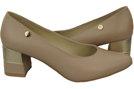 Dámská obuv Cappuccino z lícové kůže 142 ElitaBut