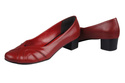 Dámská obuv Dámské lodičky z přírodní kůže Červená 786 ElitaBut