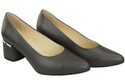Dámská obuv Graphite pumps Natural leather 143 ElitaBut