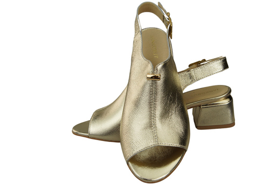 Dámská obuv Sandály Zlatá přezka Přírodní kůže 198 ElitaBut