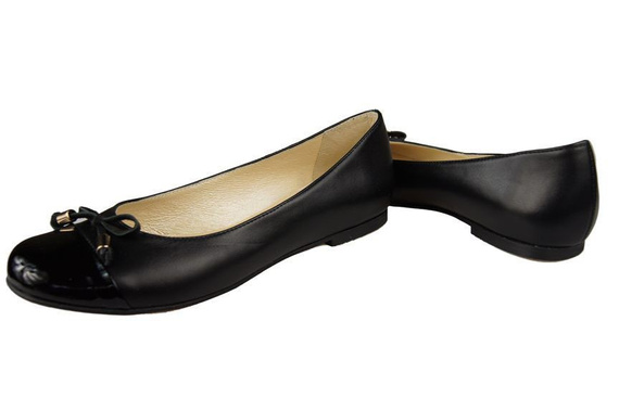 Dámské baletní boty Natural Leather Black 895 ElitaBut