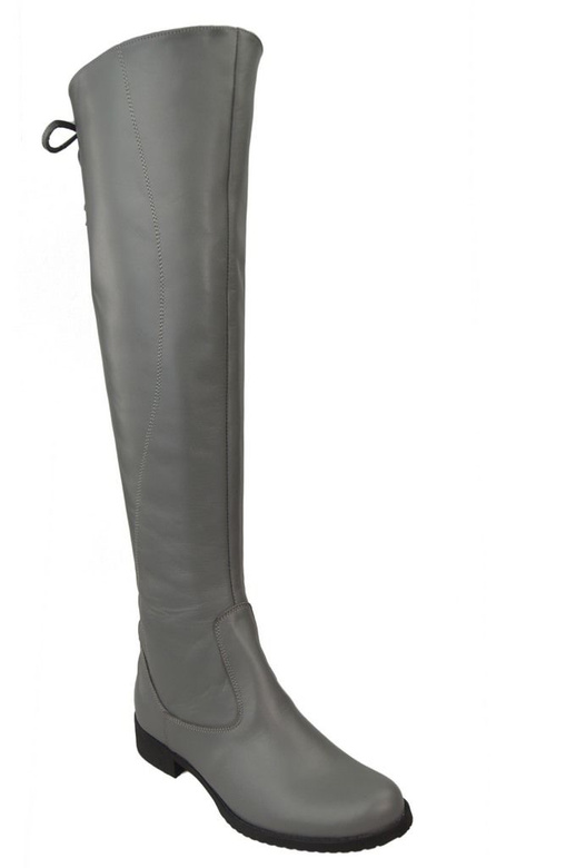 Dámské boty Ash white Musketeers svršky nad kolena Natural leather 121 ElitaBut