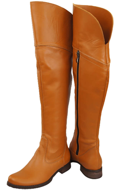 Dámské boty Red Musketeers High over the knee natural leather 638 ElitaBut