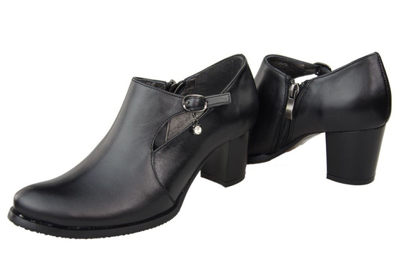 Dámské boty z přírodní kůže Black 109 ElitaBut