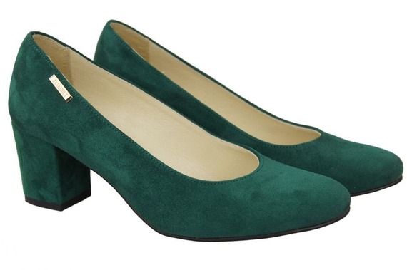 Dámská obuv Dámské lodičky Malachite Přírodní semišová kůže 125 ElitaBut
