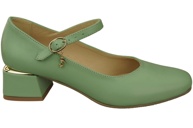 Dámská obuv Dámské lodičky s páskem Mint Přírodní kůže 202 ElitaBut