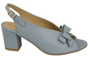 Dámské sandály Light Blue Faced Leather 148 L ElitaBut