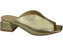 Dámská obuv Gold Heeled Flip Flops Natural Leather 210 ElitaBut