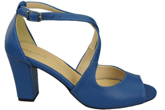 Dámská obuv Sandály Modrá přírodní kůže 186 ElitaBut